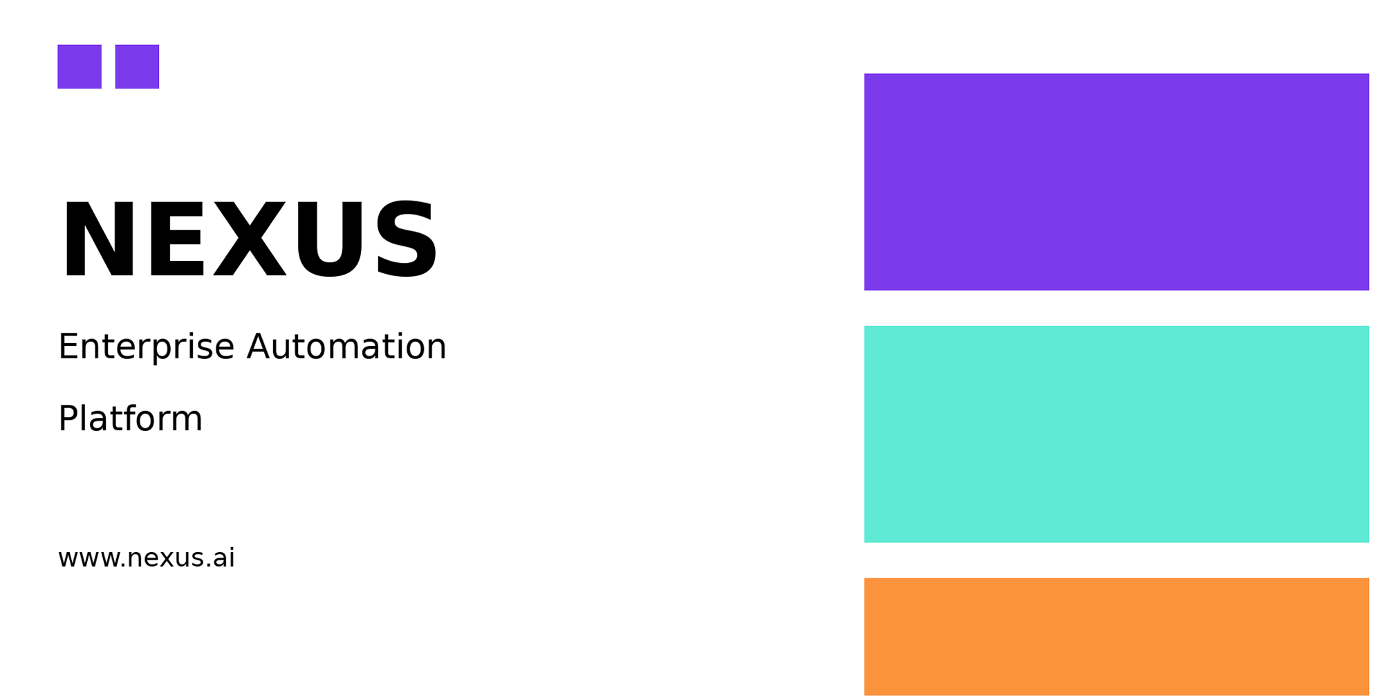 Nexus Enterprise Automation Platform slide example